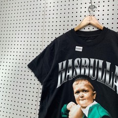 NEW UFC Hasbulla Shirt Mens Medium Black Short Sleeve Magomedov NWT 21×27.5