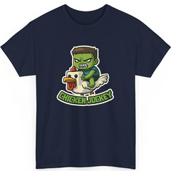 Funny Chicken Jockey T Shirt, Gamer Chicken Ride Games Unisex Kids Adult Top