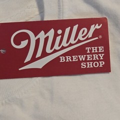Miller Lite Mens White Beer Logo Merch Party Tee Shirt Small