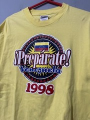 Vintage 90s Venezuela Jesus Religion T Shirt Sz L RARE VTG HANES BEEFY TAG