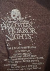 Universal Studios Halloween Horror Nights Shirt Size L Ash Vs Evil Dead 2017