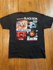 Black Rob Tribute Rap Tee Shirt Puff Daddy P Diddy Bad Boy Records Size L