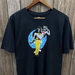 Nike 6.0 Gorilla Wolf Skateboarding Graphic Tee Shirt Y2K Black Mens XXL 2XL
