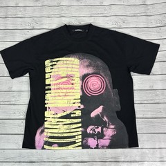 Valabasas Question Sanity All Over Print Shirt Men XXL Boxy Oversized Streetwear