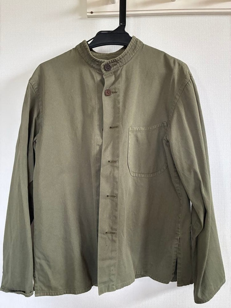 OLD TOWN Men’s Khaki Stand Collar Work Jacket Size M England