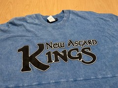 NEW Asgard Kings Spirit Jersey L/S Shirt Blue VAL 1 Valkyrie Marvel Thor Sm