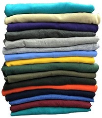BILLIONHATS 24 Pack Mens Cotton Short Sleeve Lightweight T-Shirts (Small)