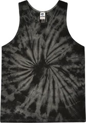 Unisex Tie Dye Tank Top Sleeveless 100% Cotton Summer Beach Shirt Hand Dyed
