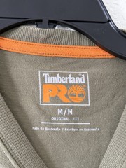 Men’s Timberland PRO Core Logo T-Shirt Athletic Fit Green NWT Men’s Size Medium