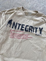 5.11 Tactical Integrity Shirt Mens XL Graphic Military Tee Extra Large Shoot Nav