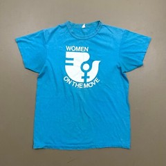 VTG RARE 1977 Women On The Move Original National Conventional T Shirt Feminist