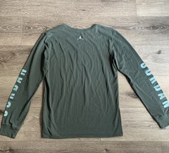 Nike Long Sleeve Shirt Air Jordan Flight Jump man Size Small Green