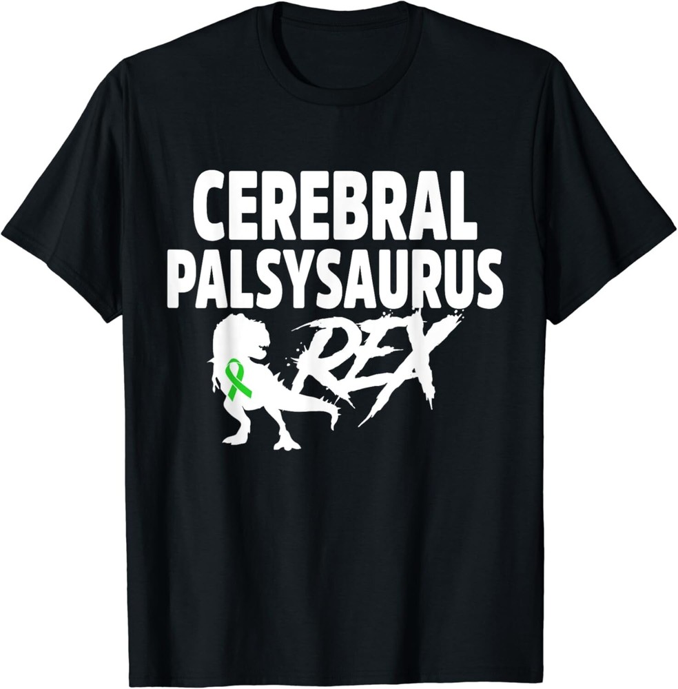 Cerebral Palsy CP Awareness SaurusRex Warrior Survivor Gift Unisex T-Shirt