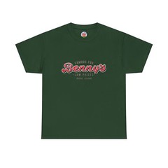 BENNY’S Rhode Island famous for low prices Unisex Heavy Cotton Tee
