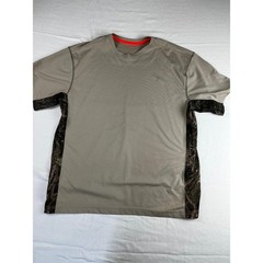 Reel Legends Men’s Fishing Shirt Gray Camo Good Cond p2/17