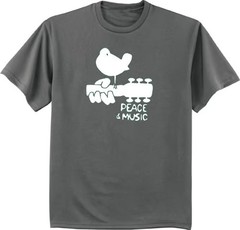 Big and Tall t-shirt woodstock decal bigmen tee king size clothing for men
