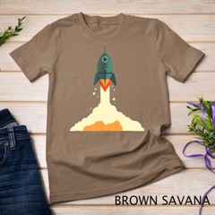Space Rocket Astronaut T-Shirt Astronomy Exploration Unisex T-shirt