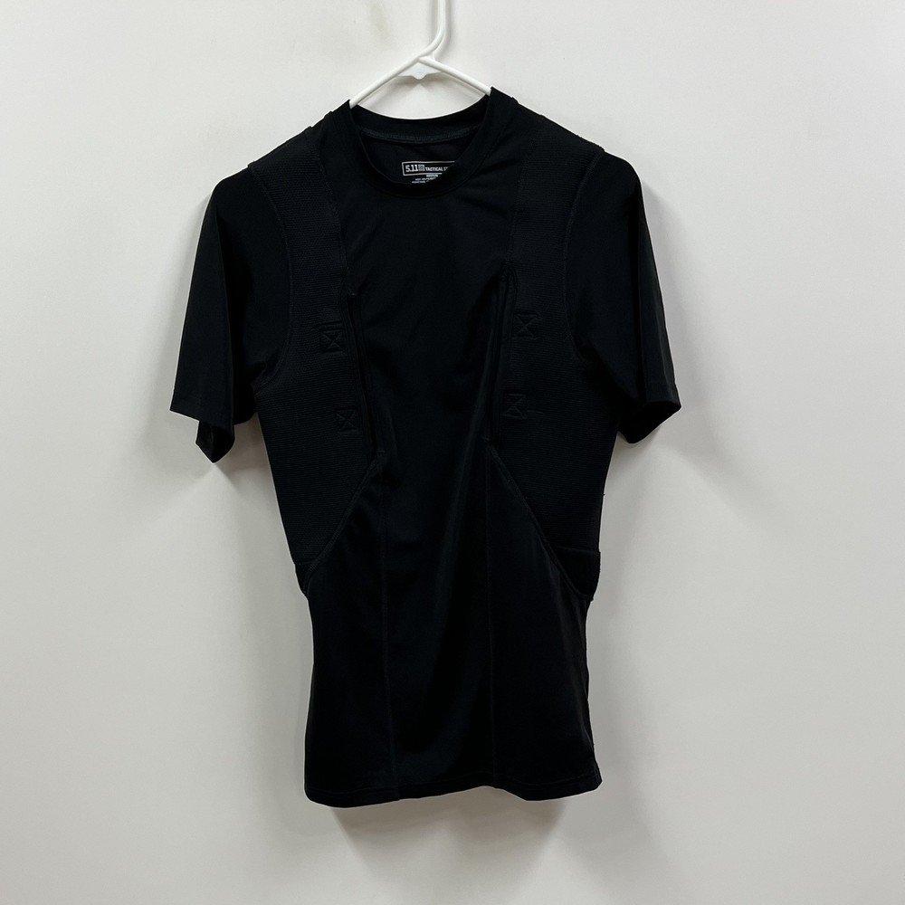 5.11 Tactical Holster Shirt Mens Medium Black Short Sleeve