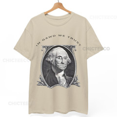 In Gawd We Trust Shirt Kurt Cobain Nirvana Grunge 90s Anti-Establishment Unisex