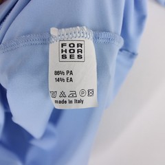 For Horses T Shirt Mens M Sky Blue Equestrian Italy Technical Limited Edition