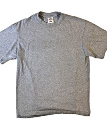 Y2K Shaka Wear TShirt Mens LG Gray Streetwear Los Angeles Super Heavyweight