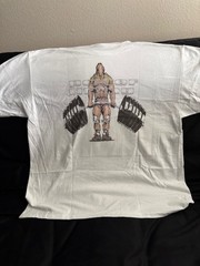 NEW POWER LIFTING : “DTG” PRINT On 100% COTTON WHITE T-SHIRT 2XX