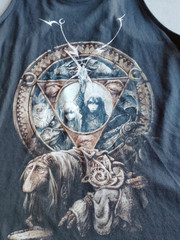 The Dark Crystal Poster Girl Racerback Black XL Tank Top Grunge Gothic Athletic