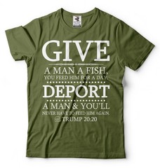 Funny Political Tee Trump 20:20 Shirt Deport A Man Shirt Dad Political Gift
