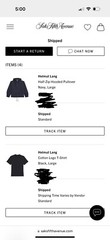 Helmut Lang Men’s Black Shirt Size Large NWT T Shirt Crew Neck
