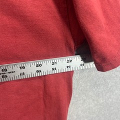 Life is Crap T-Shirt Mens Large Red Graphic Funny Stick Figure EUC