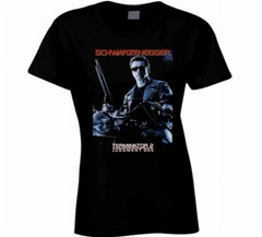 Terminator 2 Schwarzenegger 90’s Retro Movie T Shirt
