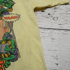 Vintage Teenage Mutant Ninja Turtles Shirt Teens XL Yellow Turtle Weekend 80s