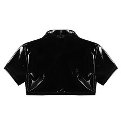 Summer Crop Tops All Seasons Wet Look Breathable Casual Daily M-3XL Mens PU