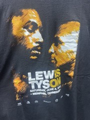 Mike Tyson Vs Lennox Lewis Vintage 2002 Boxing Men’s T-Shirt Sz XXL (8