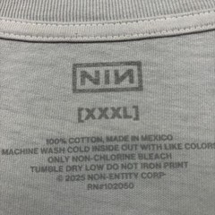 Nine Inch Nails Peel IT Back Rock T-Shirt Size XXXL