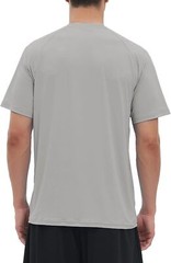 Men’s Rash Guard Short Sleeve UPF 50 Quick Dry Sun Protection Fishing T Shirt
