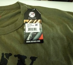NEW Rothco Solid T-Shirt Army Green Military Short Sleeve 60/40 66400 XL w tags