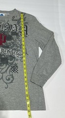 NCAA Outerstuff Men’s XL Indiana Hoosiers Athletics Grey Long Sleeve T-Shirt