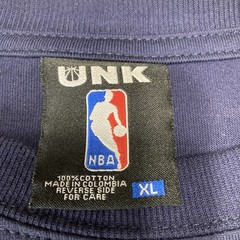 Vintage Y2K UNK NBA Team Logos Basketball Print Navy Blue T-Shirt Men’s XL
