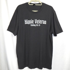 Hippie Veteran Clothing Co Gray Cotton Blend Tee Shirt Adult Unisex Size XL