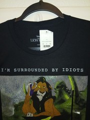 The Lion King I Am Surrounded by Idiots Black Sz M