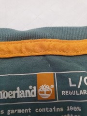 Timberland T Shirt Mens Large Green Short Sleeve Outdoors Regular Fit Gorp