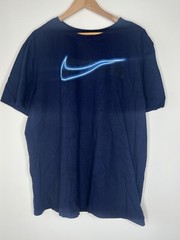 Nike JDI T-Shirt Mens Size 2XL Blue Solid Graphic Logo Tee 561416-41S