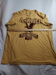 American Eagle Athl-Trad 212 T-Shirt Mens XXL Yellow Sporty Gorpcore Streetwear