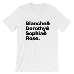Golden Girls T-Shirt. Black White Gray or Red Soft Cotton Premium Tee