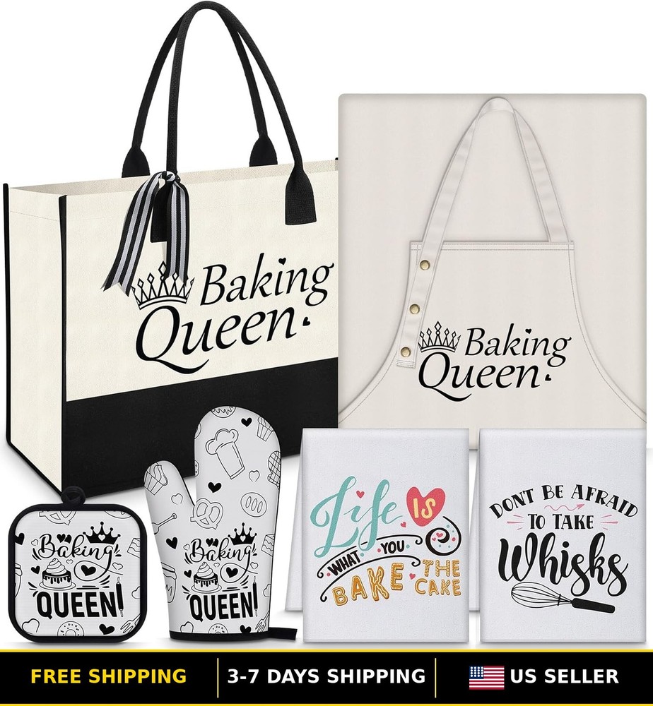 Baking Gift Set for Moms – 6 Fun Pieces for Mother’s Day & Birthdays