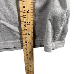 Hollister Mens Muscle Fit Ringer T-Shirt Gray Cream Trim Cotton XL Short Sleeve