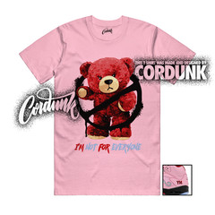 5 NY Arctic Pink Metallic Silver University Red T Shirt Match NOT