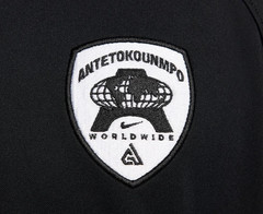 Nike Giannis Antetokounmpo Basketball Sleeve Jersey Black White M L New