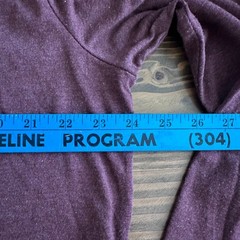 G.H. Bass Long Sleeve Tee Mens XL Purple Crew Neck Casual Basic Cotton Blend